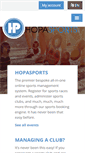 Mobile Screenshot of hopasports.com
